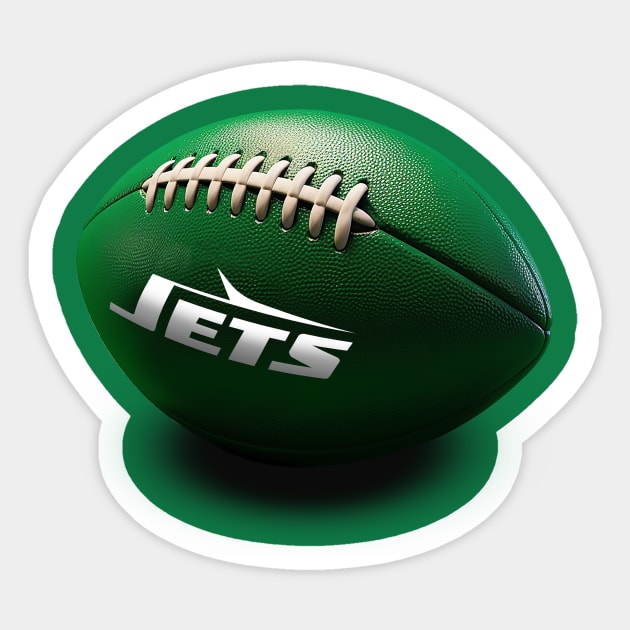 A Jets Football Sticker by DavidLoblaw